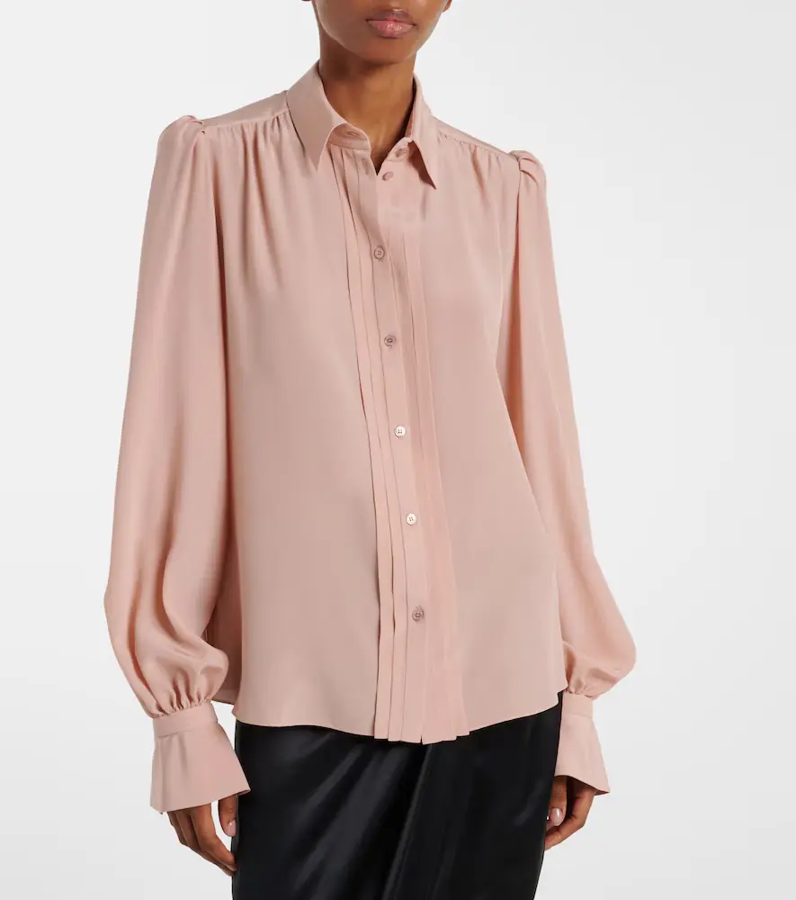 Valentino Garavani Silk crêpe de chine blouse | Thumbnail 3 Valentino Garavani Silk crêpe de chine blouse | Thumbnail 3
