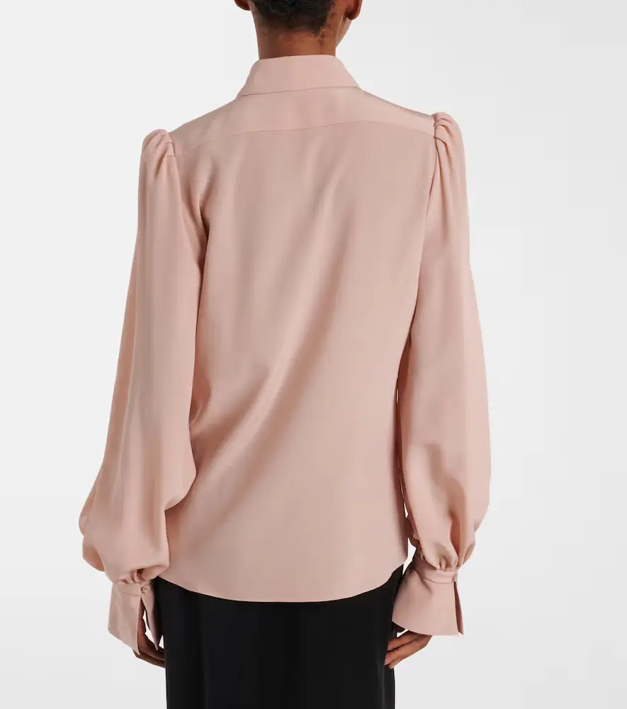 Valentino Garavani Silk crêpe de chine blouse | Thumbnail 4 Valentino Garavani Silk crêpe de chine blouse | Thumbnail 4