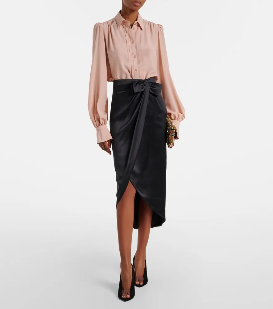 Valentino Garavani Silk crêpe de chine blouse | Thumbnail 6 Valentino Garavani Silk crêpe de chine blouse | Thumbnail 6