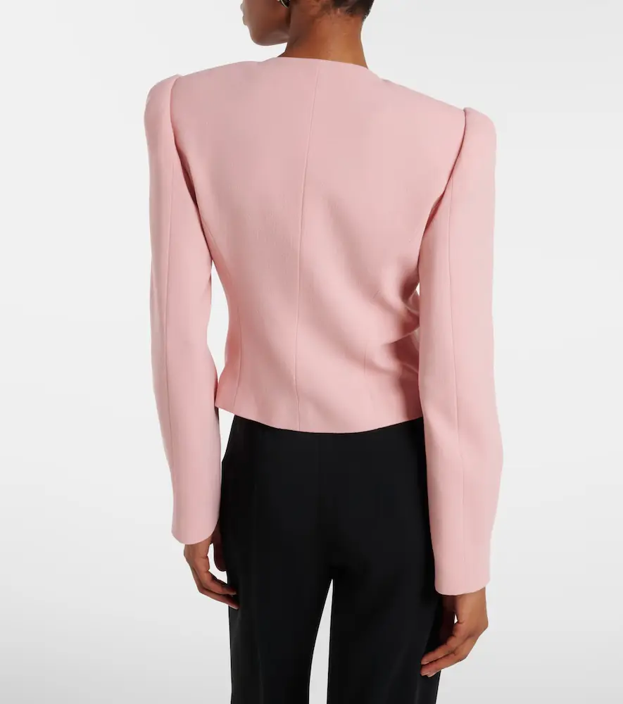 Valentino Garavani Virgin wool crêpe jacket | Thumbnail 5