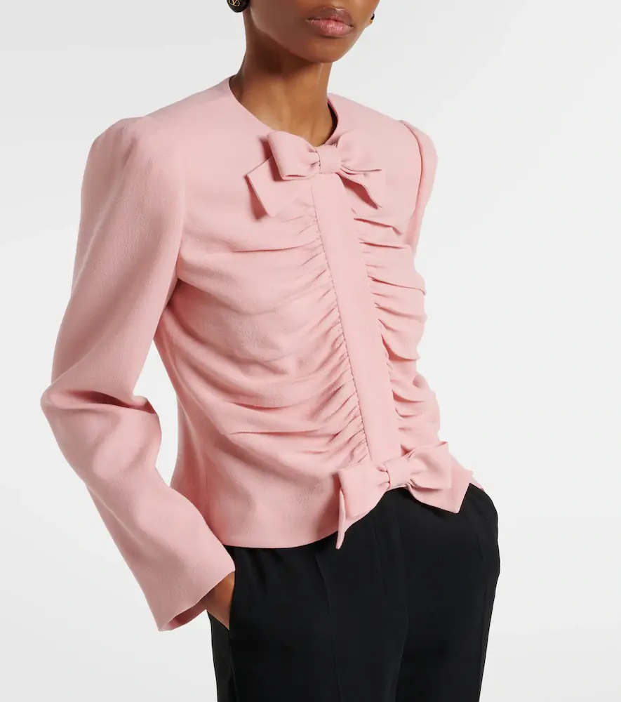 Valentino Garavani Virgin wool crêpe jacket | Thumbnail 7