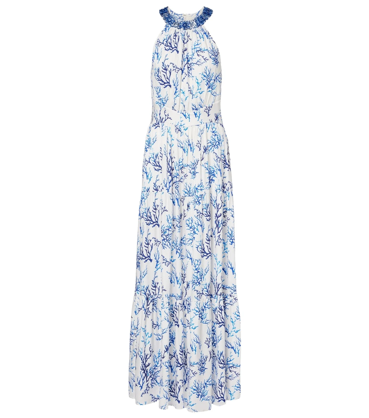 Isadora beaded maxi dress