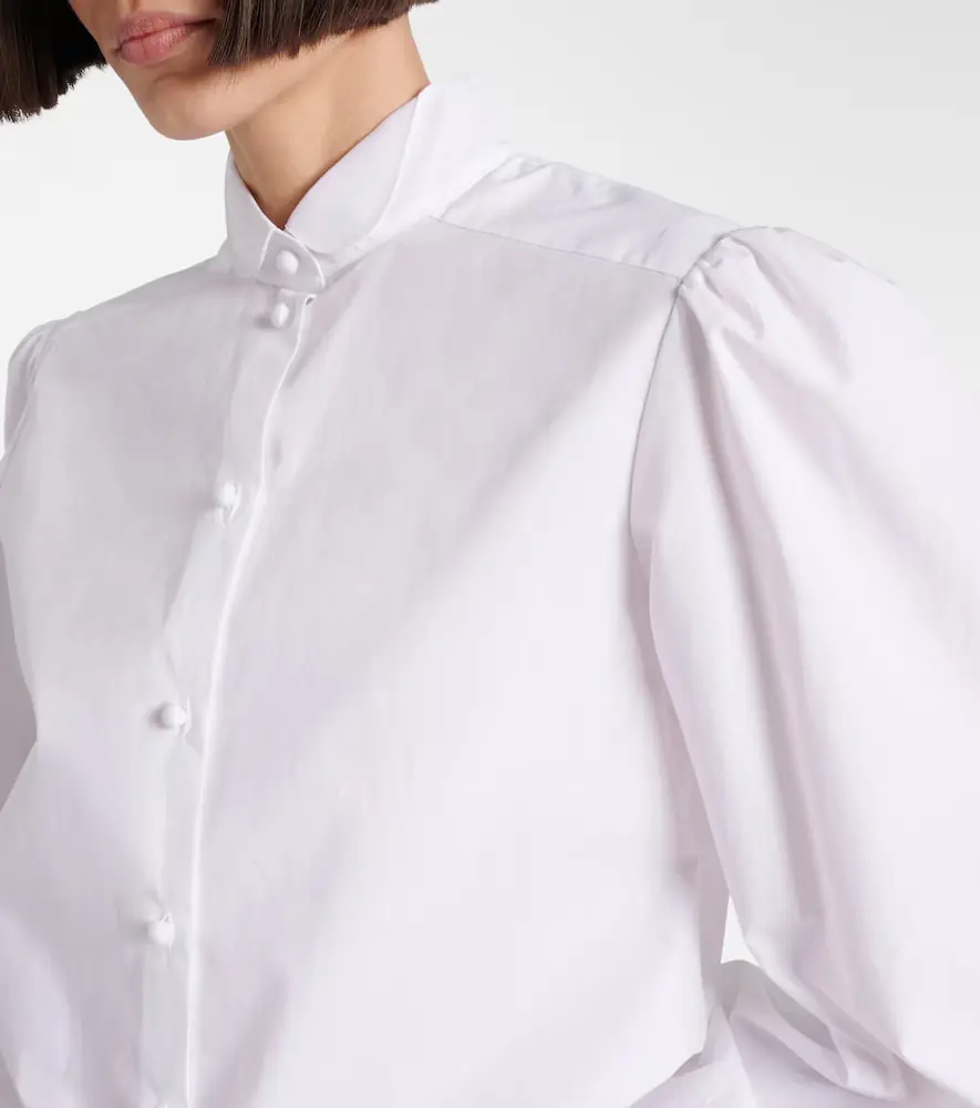 Valentino Garavani Embroidered cotton poplin blouse | Thumbnail 4