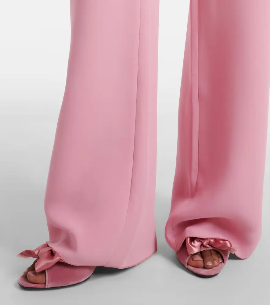 Valentino Garavani Silk wide-leg pants | Thumbnail 4