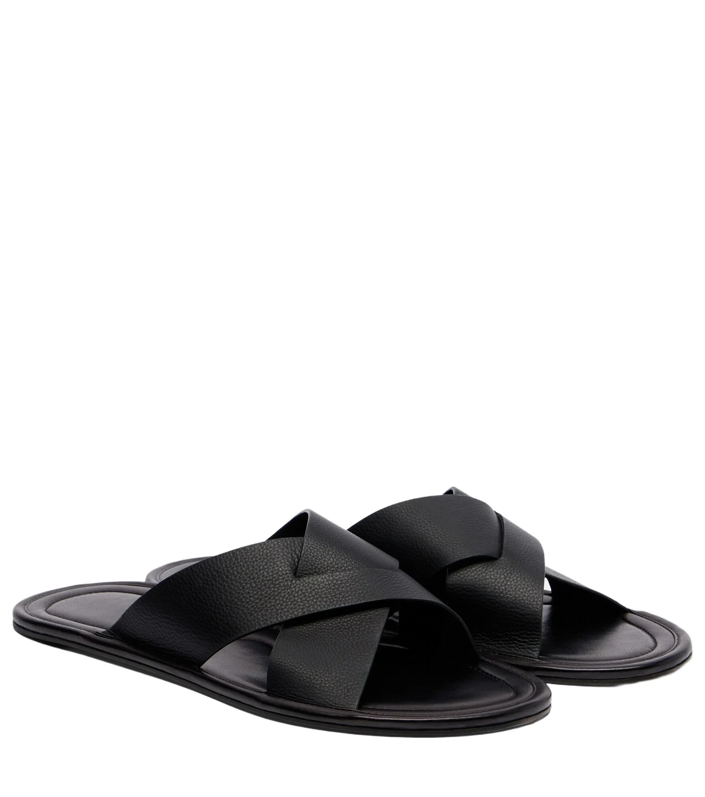 Malick Cross leather sandals Malick Cross leather sandals