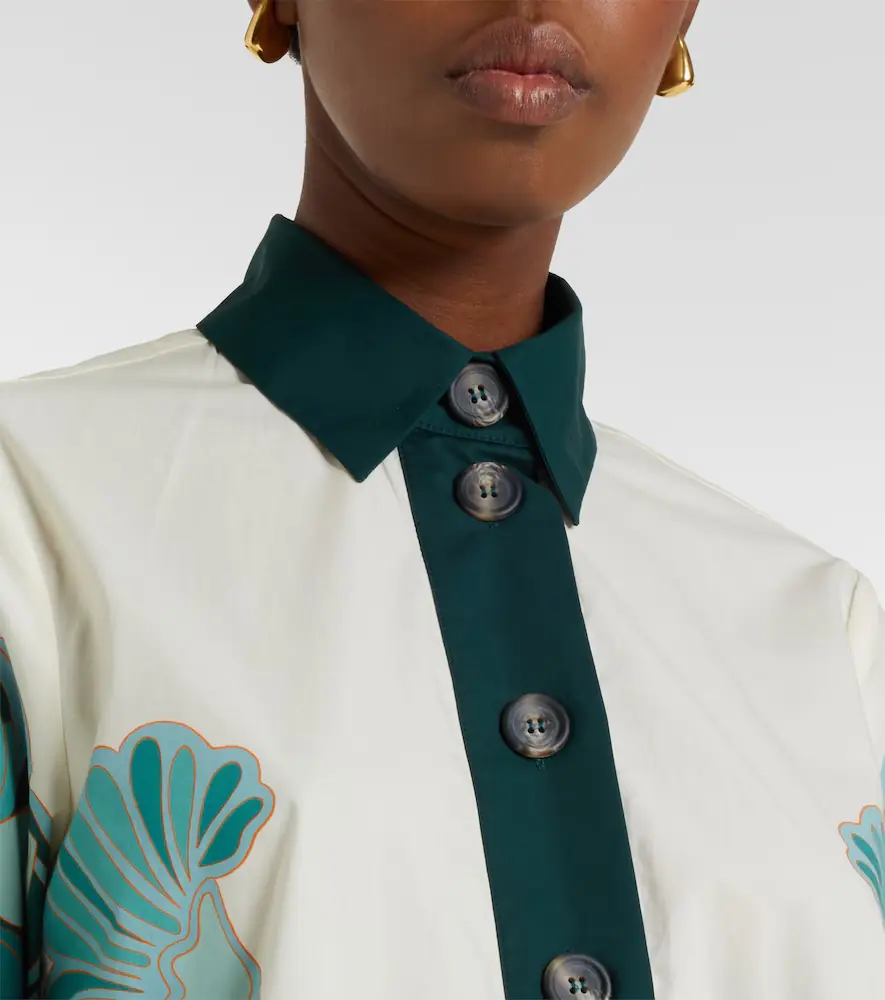 La DoubleJ Artemis printed cotton poplin shirt dress | Thumbnail 3 La DoubleJ Artemis printed cotton poplin shirt dress | Thumbnail 3