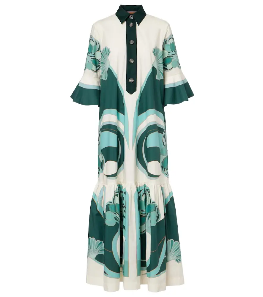 La DoubleJ Artemis printed cotton poplin shirt dress | Image 1 La DoubleJ Artemis printed cotton poplin shirt dress | Image 1