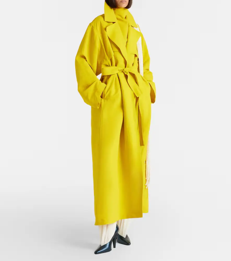 Alaïa Alaïa Oversized poplin trench coat | Thumbnail 3 Alaïa Alaïa Oversized poplin trench coat | Thumbnail 3