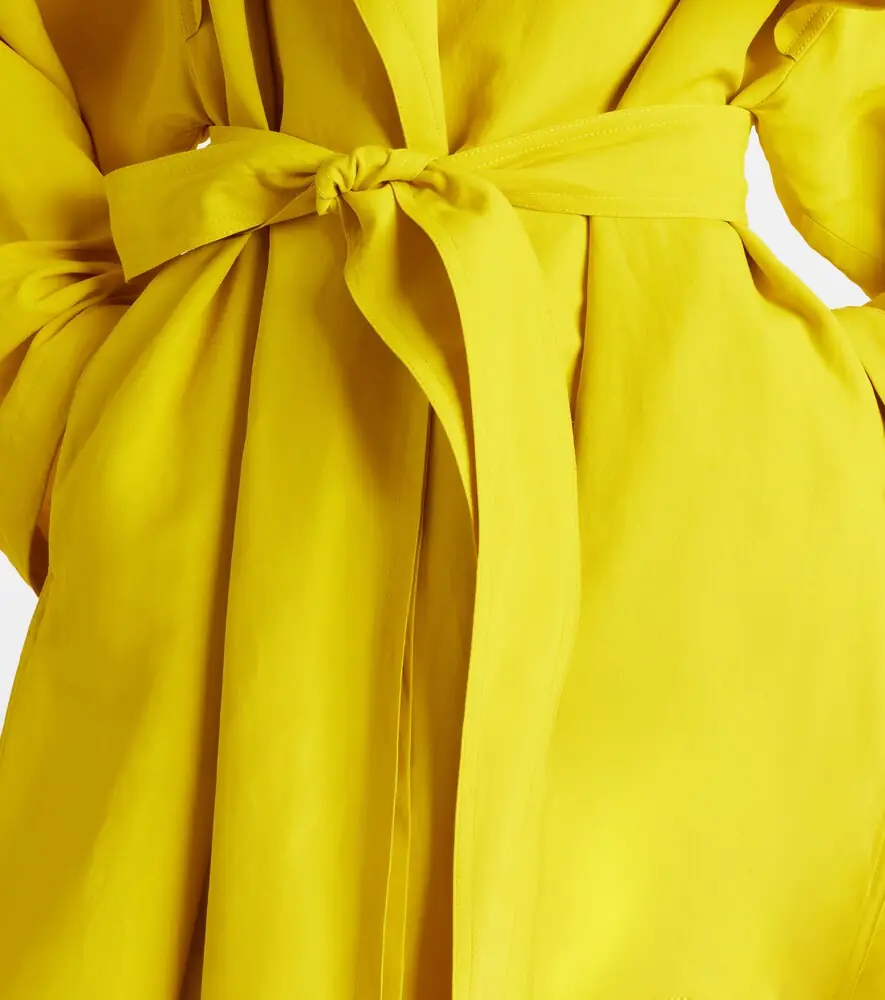 Alaïa Alaïa Oversized poplin trench coat | Thumbnail 4 Alaïa Alaïa Oversized poplin trench coat | Thumbnail 4