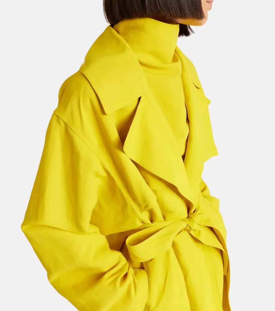Alaïa Alaïa Oversized poplin trench coat | Thumbnail 7 Alaïa Alaïa Oversized poplin trench coat | Thumbnail 7
