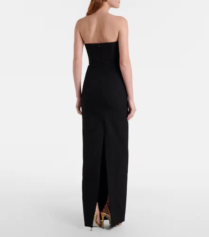 Roland Mouret Floral-appliqué strapless gown | Thumbnail 4 Roland Mouret Floral-appliqué strapless gown | Thumbnail 4