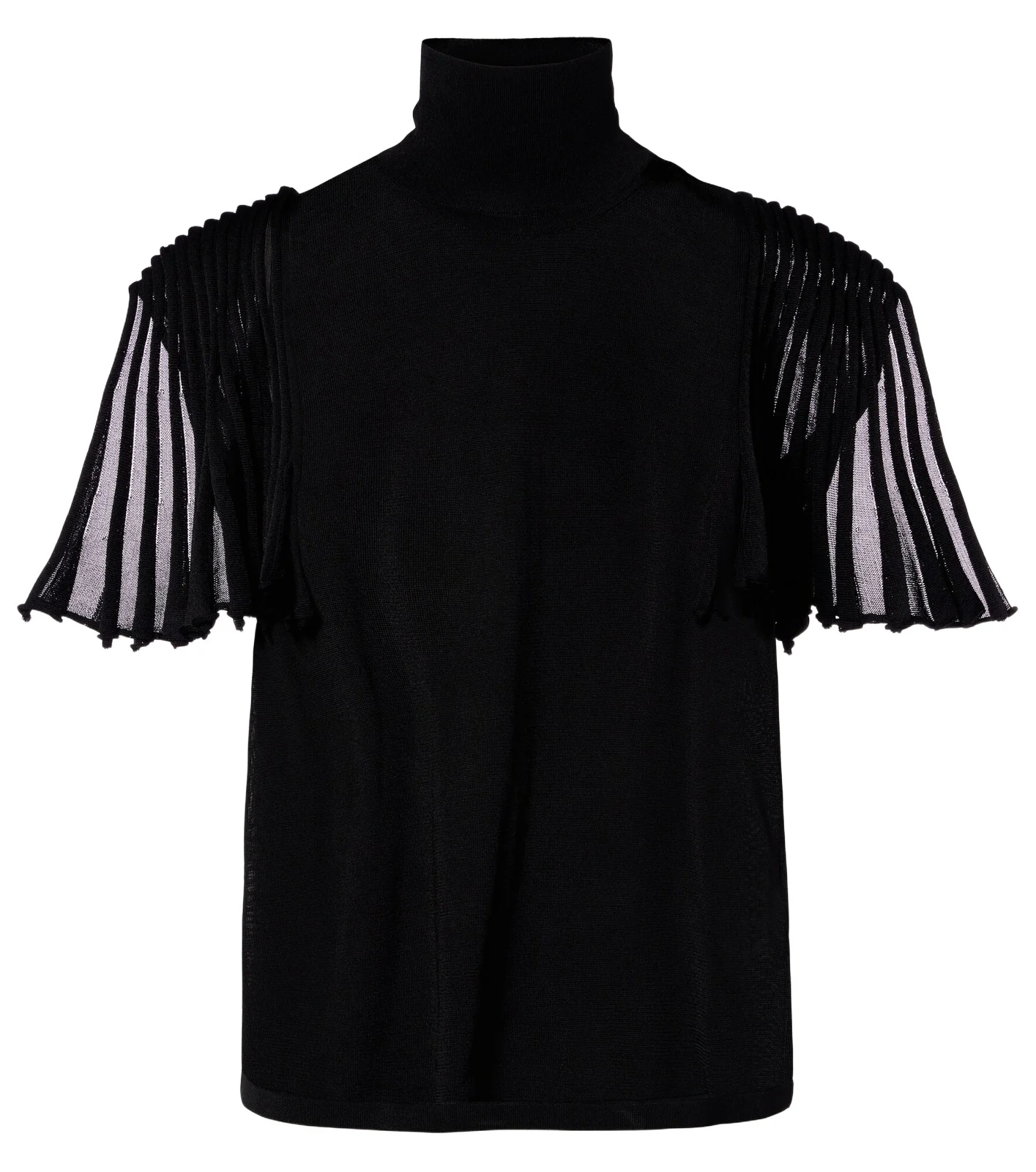 ALAÏA Semi-sheer turtleneck top ALAÏA Semi-sheer turtleneck top