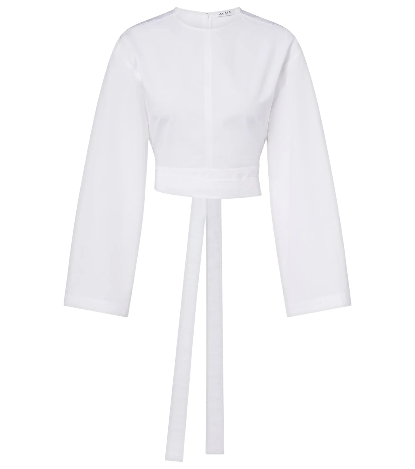 Alaïa Cotton poplin crop top