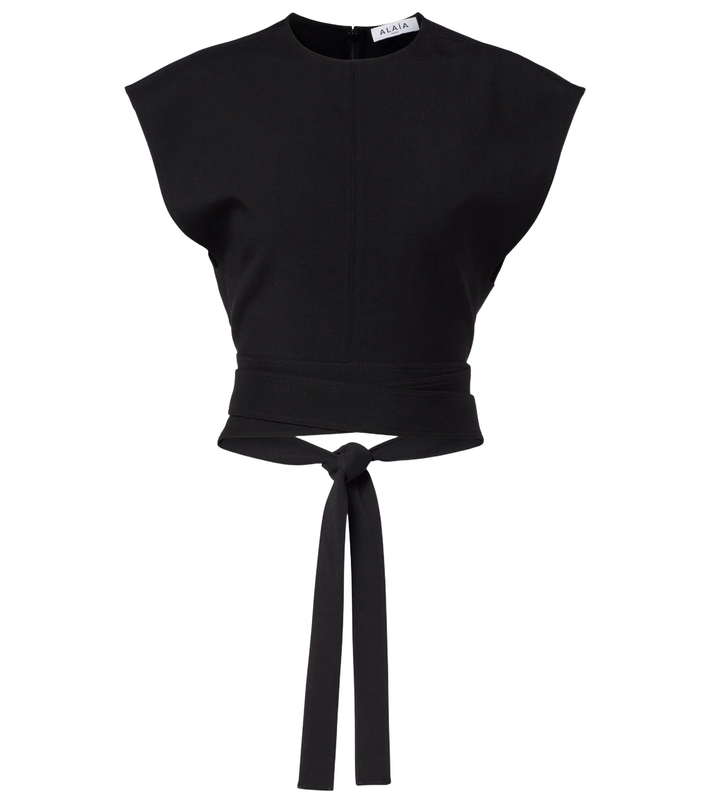 ALAÏA Belted wool top ALAÏA Belted wool top