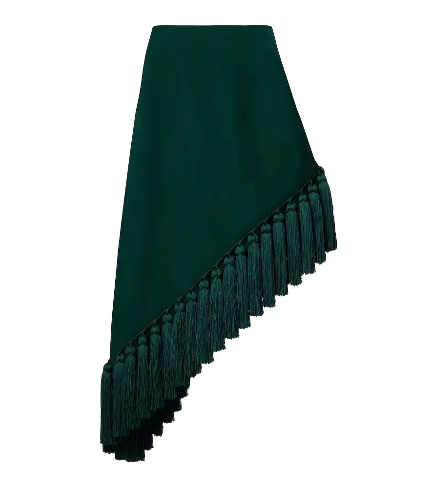 Alaïa Alaïa Asymmetric wool gabardine midi skirt | Image 1 Alaïa Alaïa Asymmetric wool gabardine midi skirt | Image 1