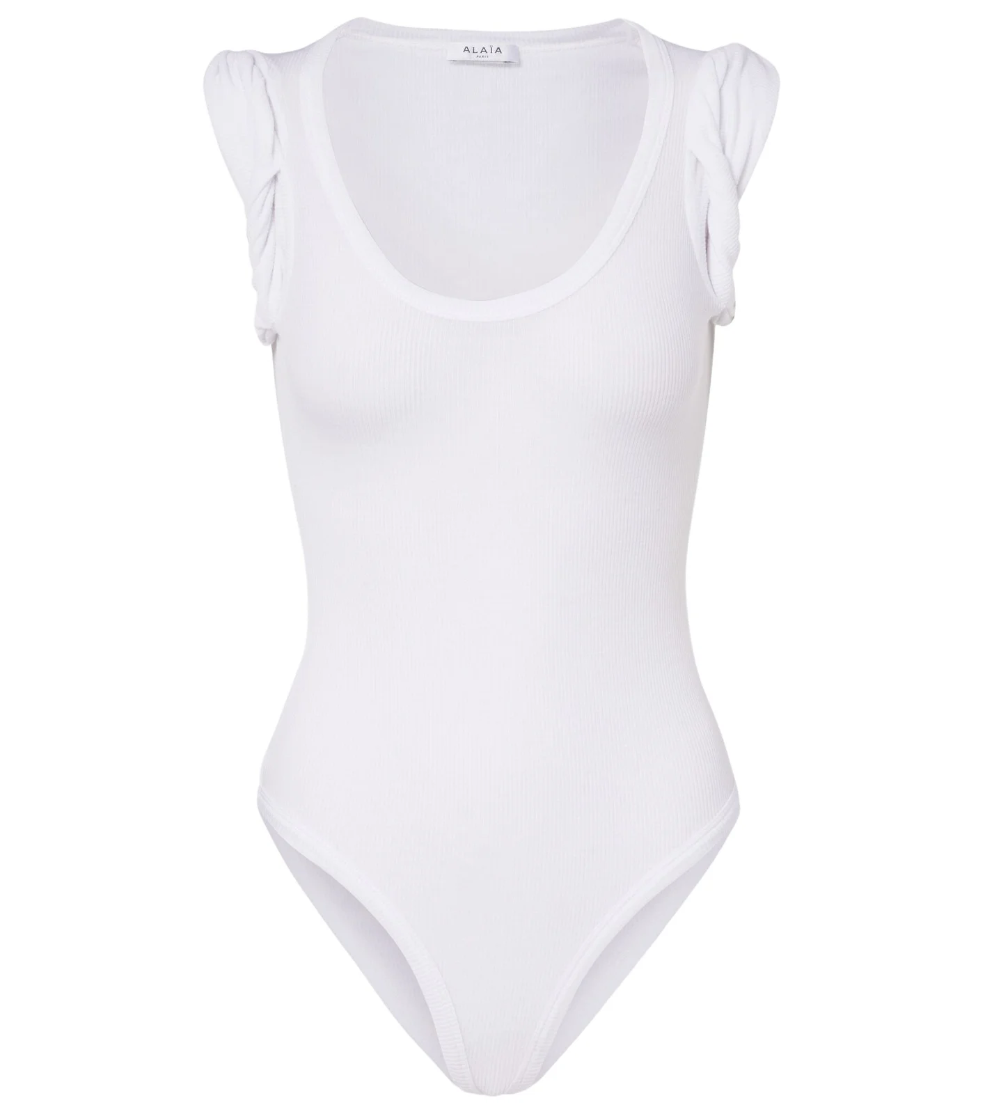 Alaïa Ribbed-knit bodysuit Alaïa Ribbed-knit bodysuit
