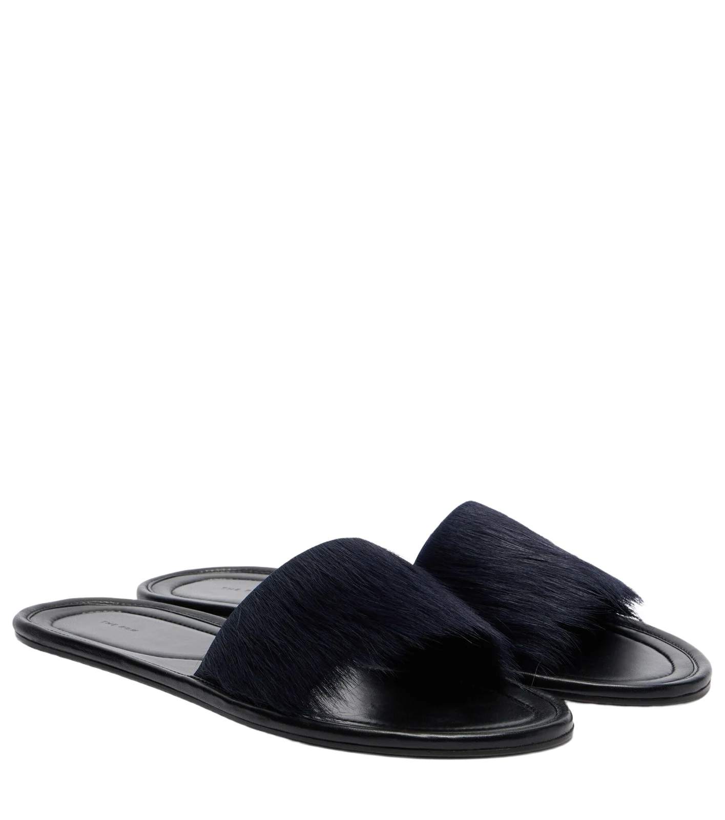 Malick calf hair slides Malick calf hair slides