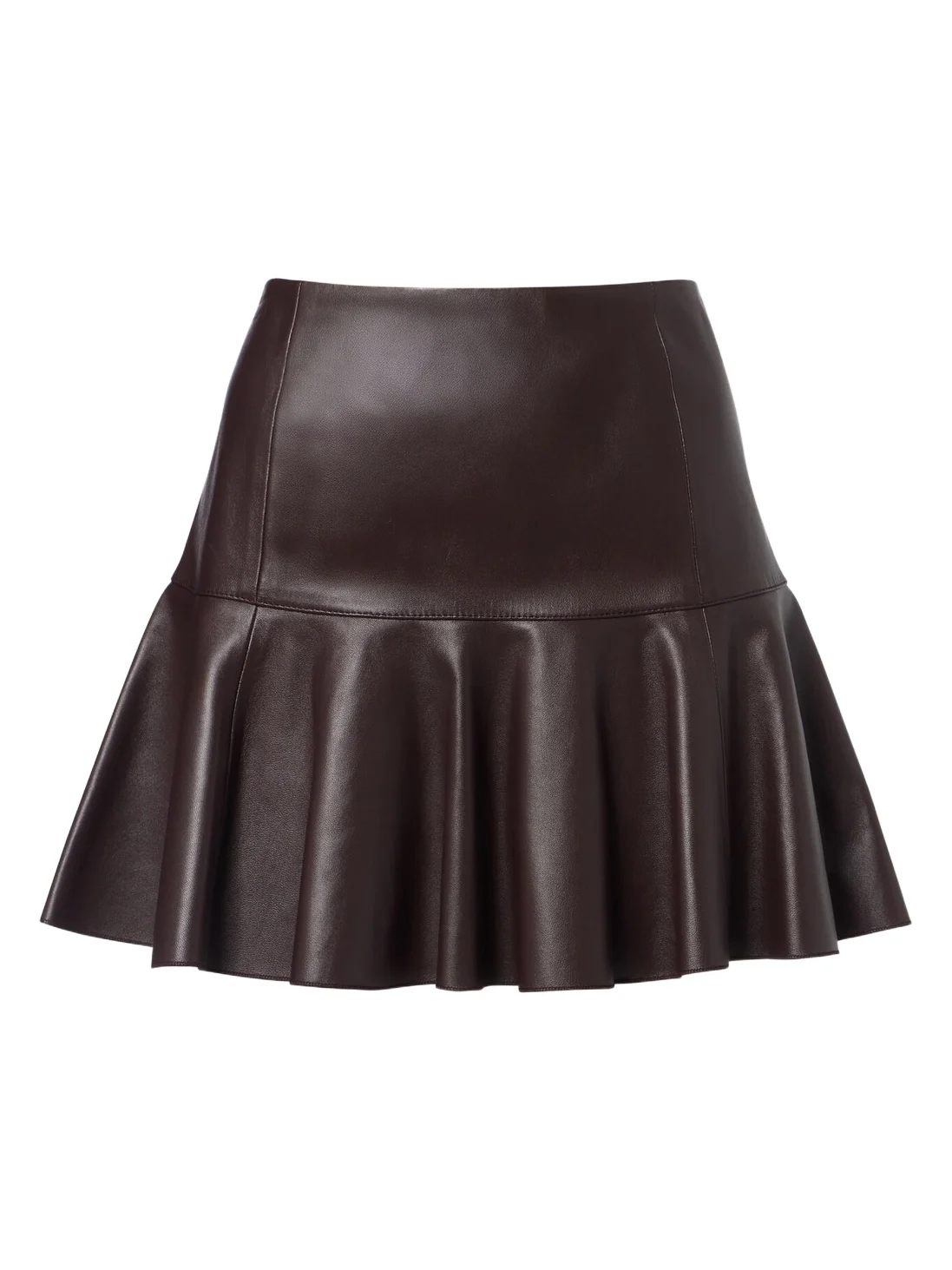 ALAÏA Pleated leather miniskirt ALAÏA Pleated leather miniskirt