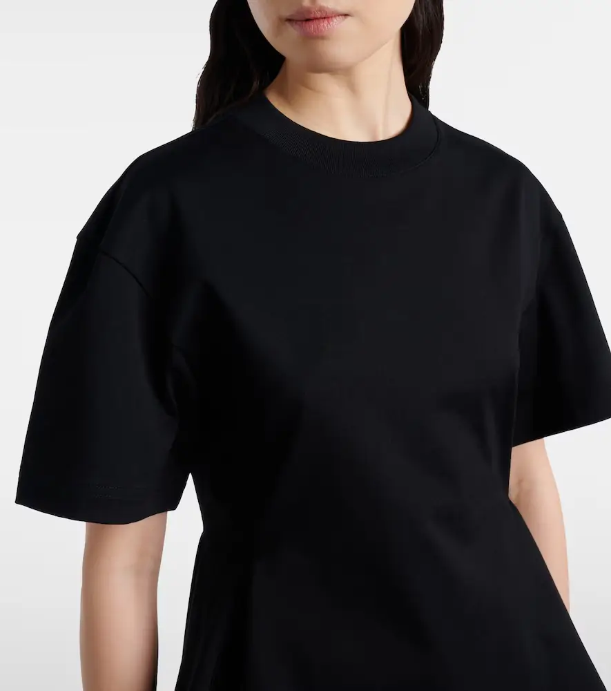 Alaïa Alaïa Peplum cotton jersey T-shirt | Thumbnail 3 Alaïa Alaïa Peplum cotton jersey T-shirt | Thumbnail 3