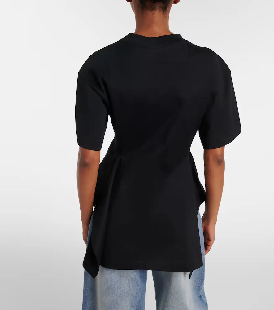 Alaïa Alaïa Peplum cotton jersey T-shirt | Thumbnail 6 Alaïa Alaïa Peplum cotton jersey T-shirt | Thumbnail 6