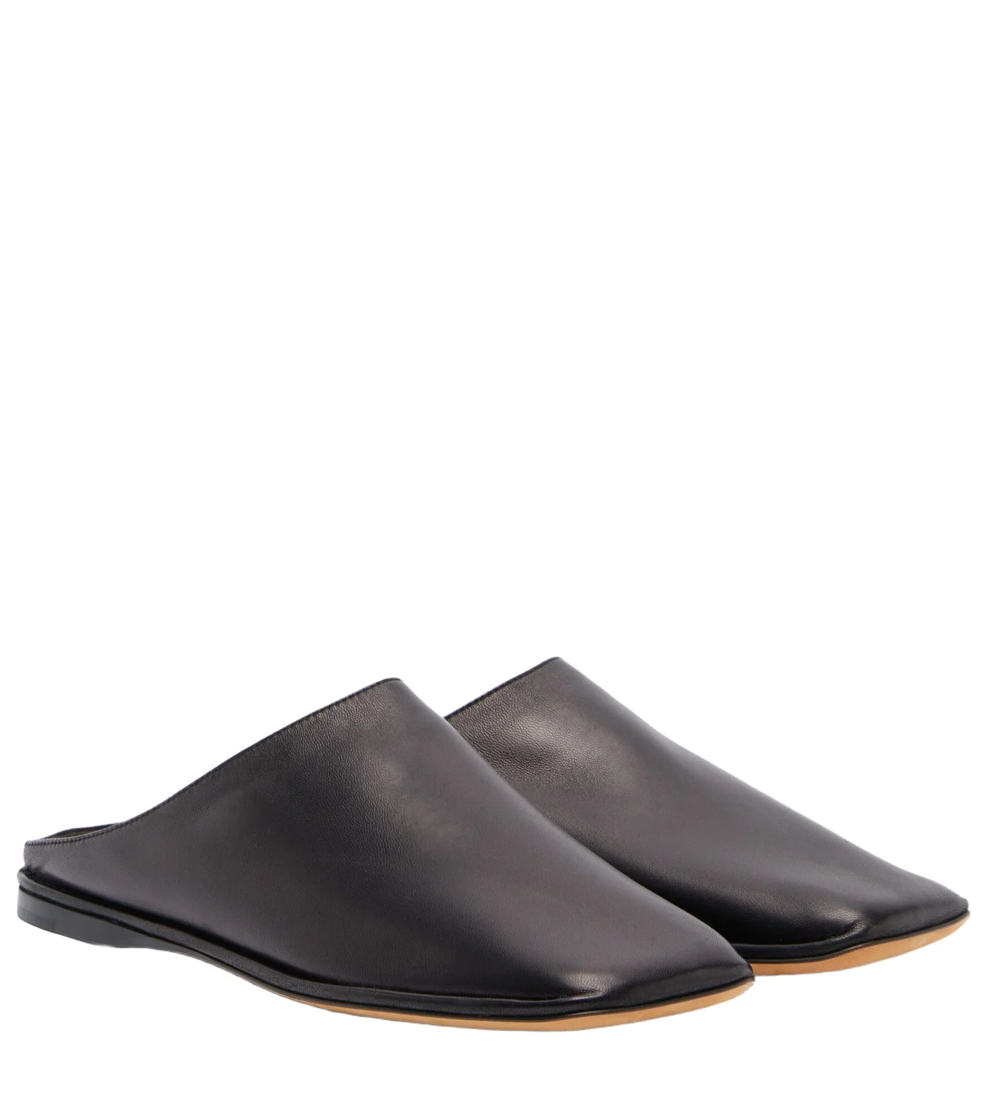 Piper leather mules Piper leather mules