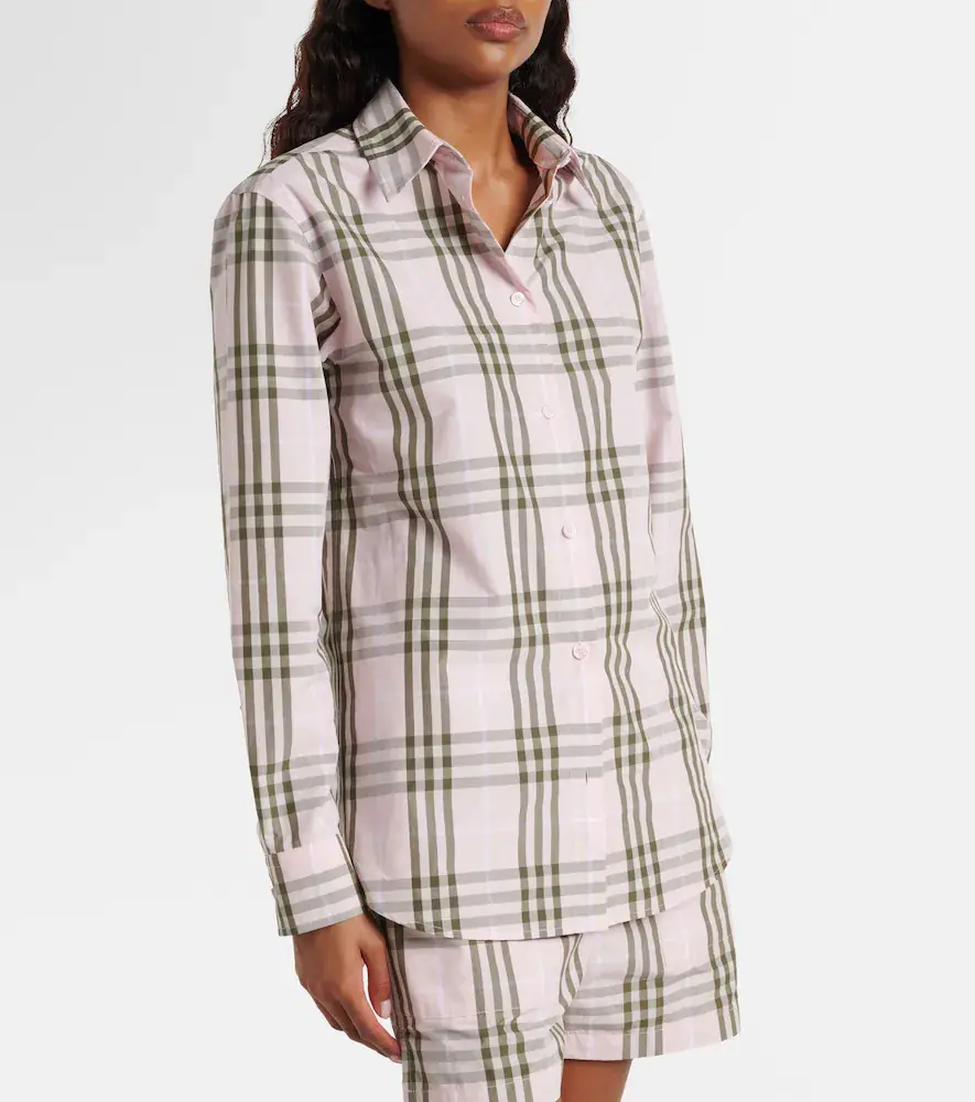Burberry Check cotton poplin shirt | Thumbnail 3 Burberry Check cotton poplin shirt | Thumbnail 3