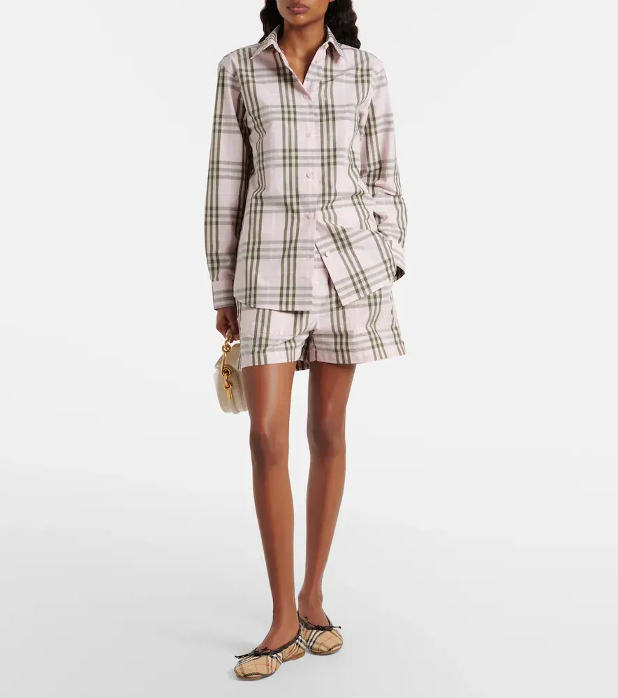 Burberry Check cotton poplin shirt | Thumbnail 5 Burberry Check cotton poplin shirt | Thumbnail 5