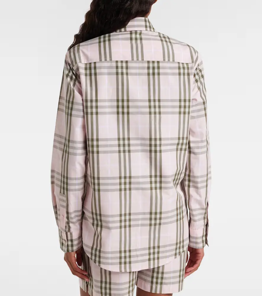 Burberry Check cotton poplin shirt | Thumbnail 6 Burberry Check cotton poplin shirt | Thumbnail 6