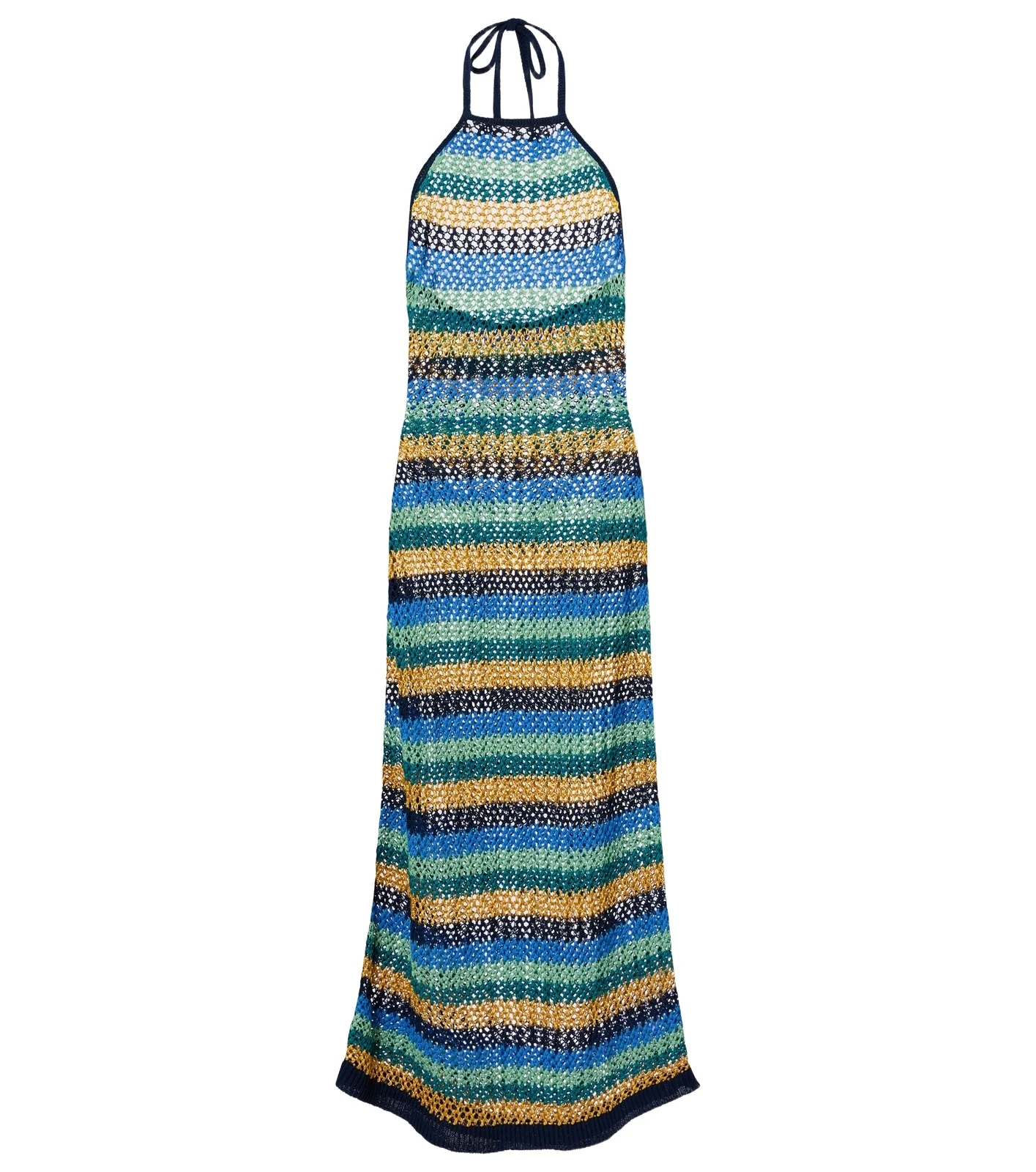 Striped cotton-blend maxi dress Striped cotton-blend maxi dress