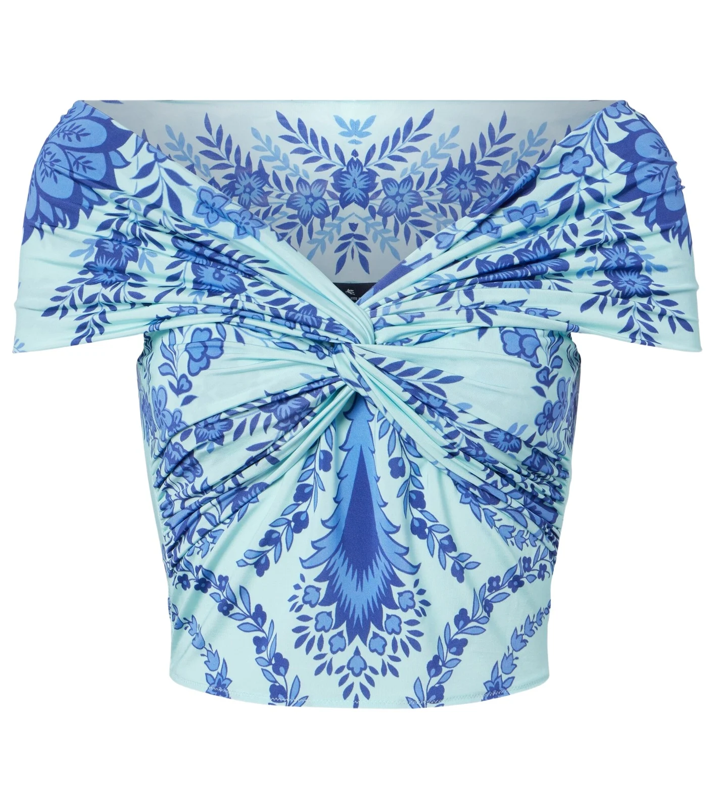 Printed jersey crop top Printed jersey crop top