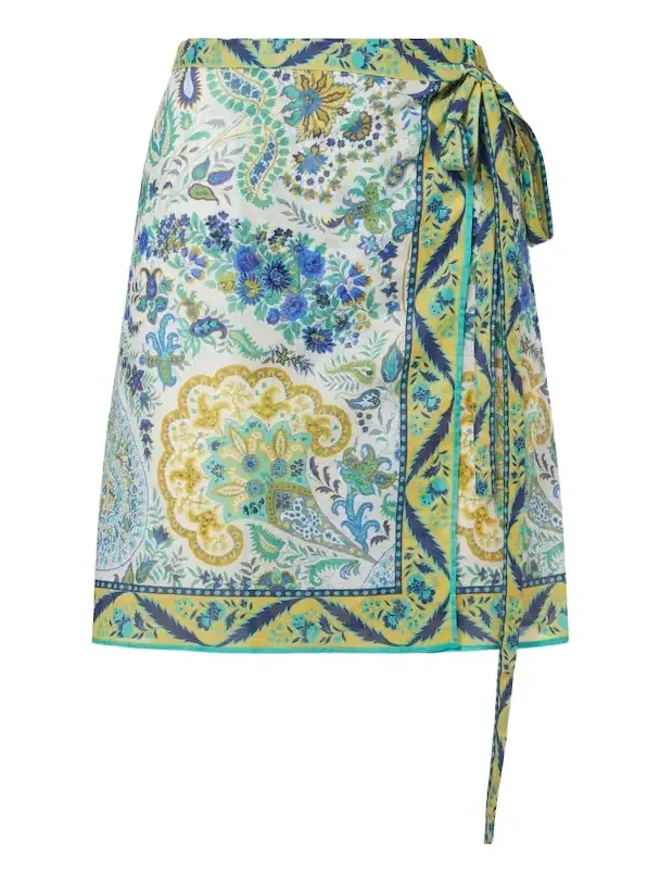 Floral cotton beach cover-up Floral cotton beach cover-up