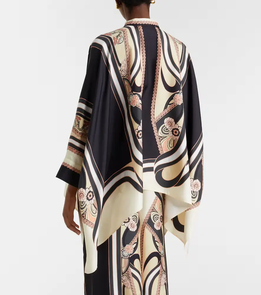 La DoubleJ Foulard printed silk twill shirt | Thumbnail 3