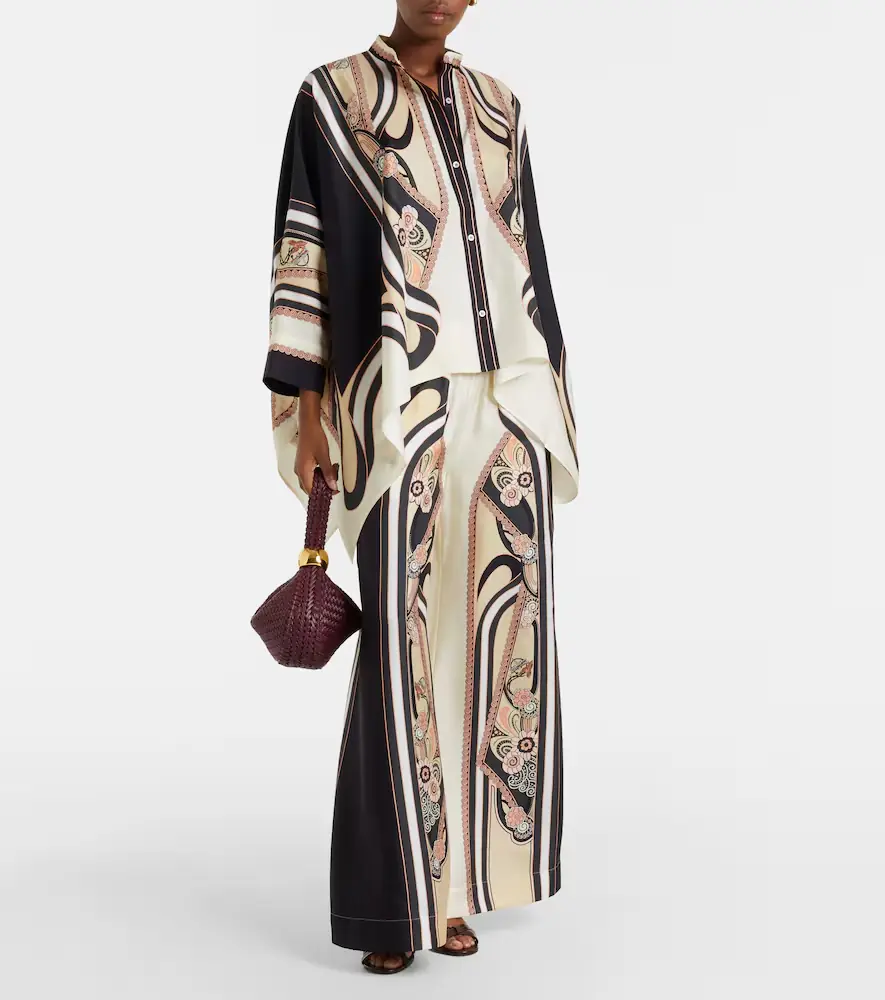 La DoubleJ Foulard printed silk twill shirt | Thumbnail 6