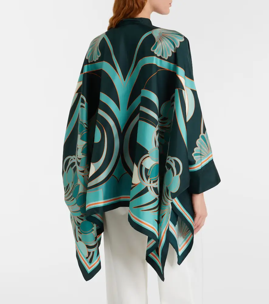 La DoubleJ Foulard printed silk twill shirt | Thumbnail 4