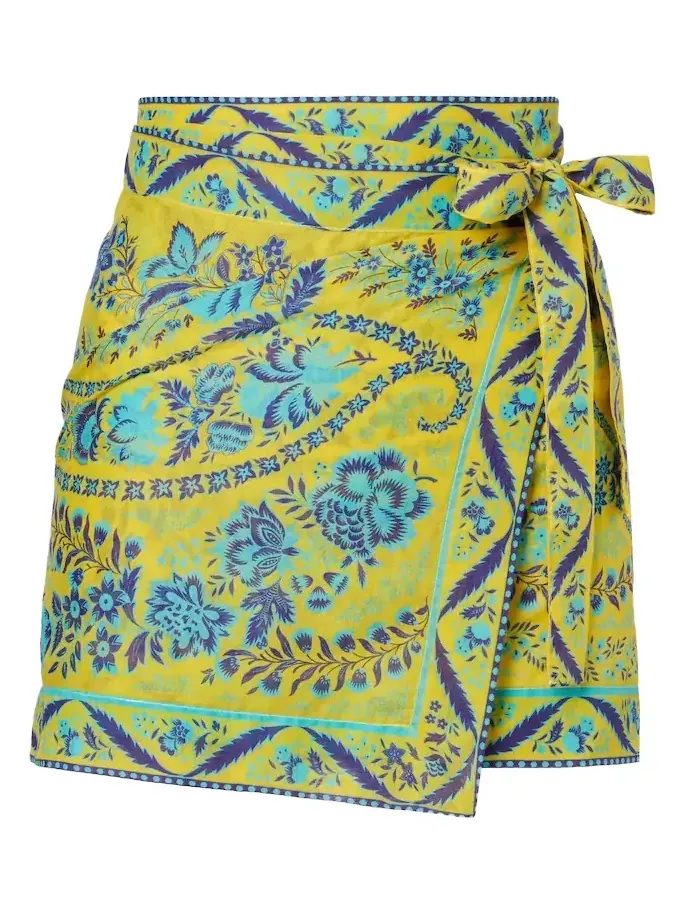 Floral cotton beach cover-up Floral cotton beach cover-up
