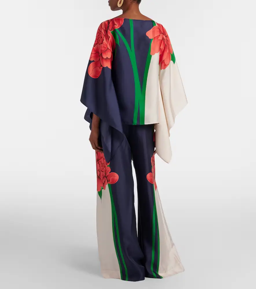 La DoubleJ Floral silk palazzo pants | Thumbnail 6 La DoubleJ Floral silk palazzo pants | Thumbnail 6