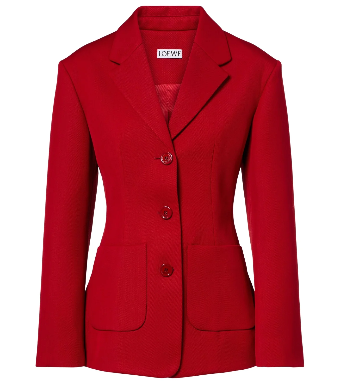 Wool-blend blazer