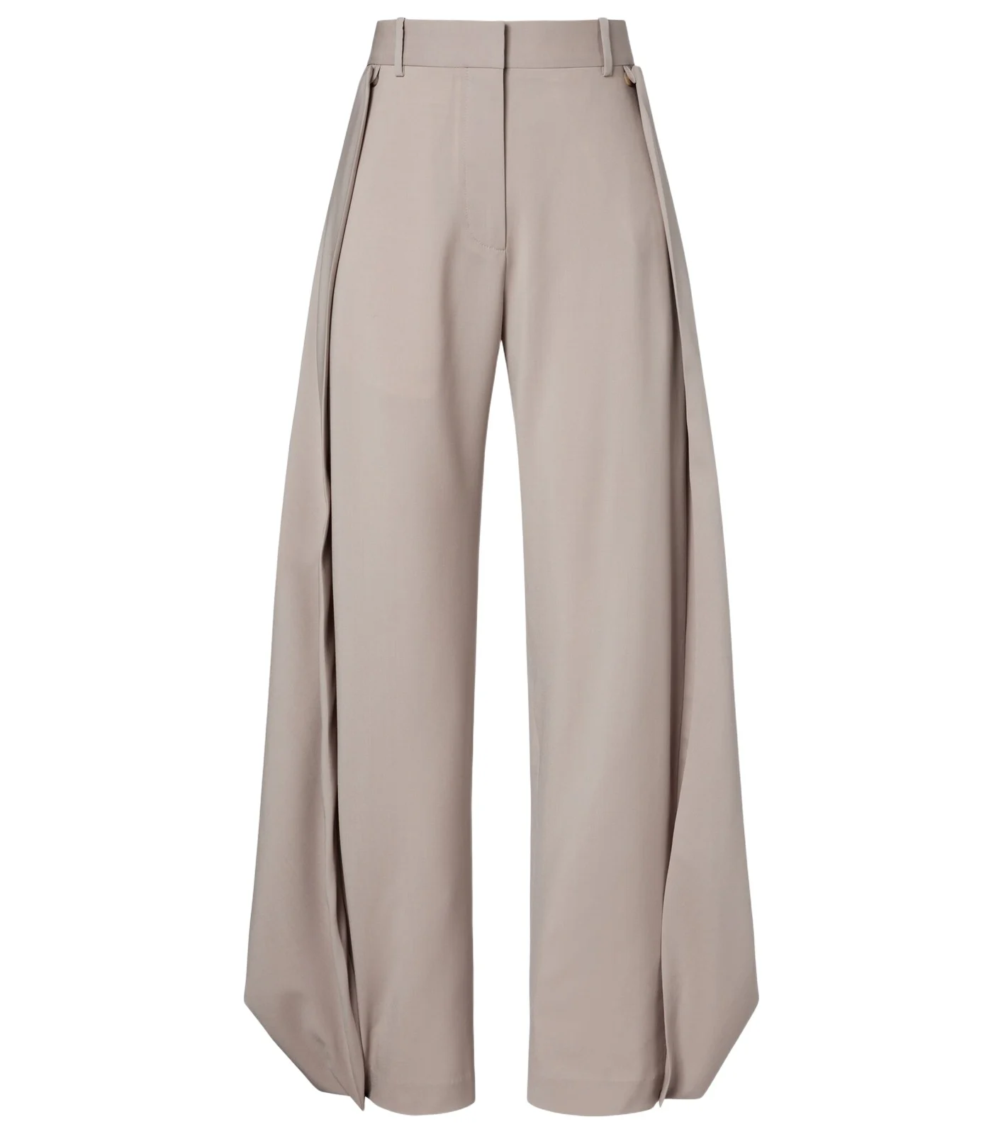 Draped wool wide-leg pants Draped wool wide-leg pants