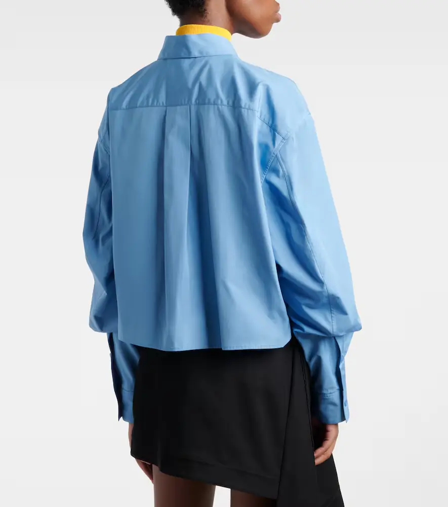 Loewe Anagram embroidered cotton shirt | Thumbnail 2