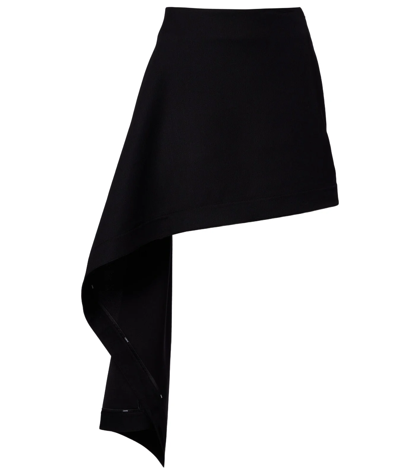 Draped wool miniskirt Draped wool miniskirt