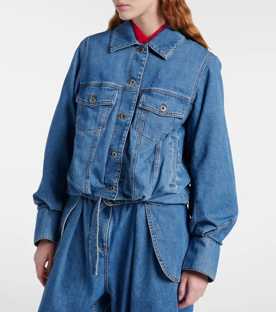 Loewe Gathered denim jacket | Thumbnail 3