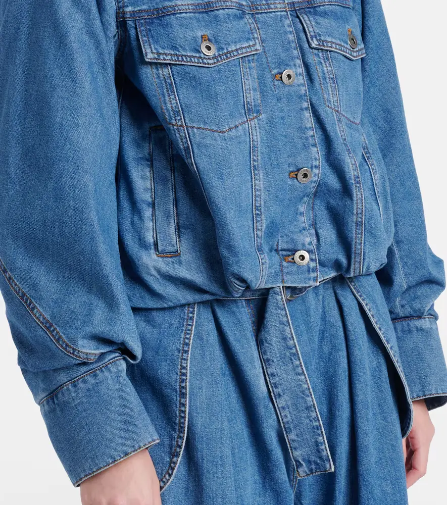 Loewe Gathered denim jacket | Thumbnail 4