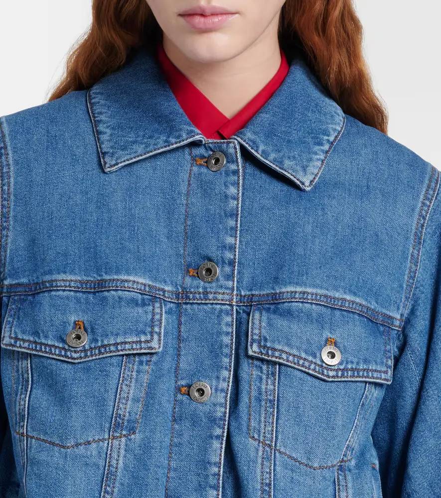 Loewe Gathered denim jacket | Thumbnail 5