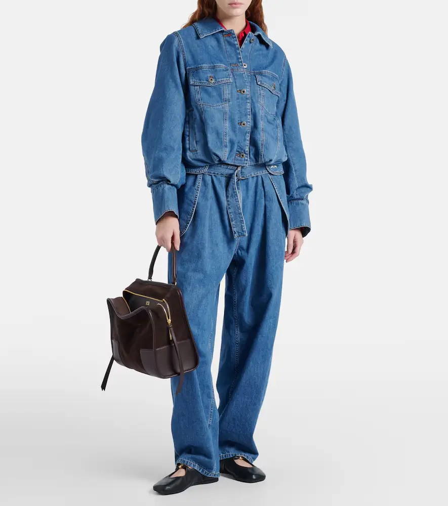 Loewe Gathered denim jacket | Thumbnail 6