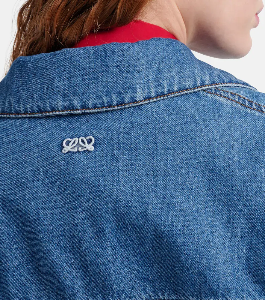 Loewe Gathered denim jacket | Thumbnail 7