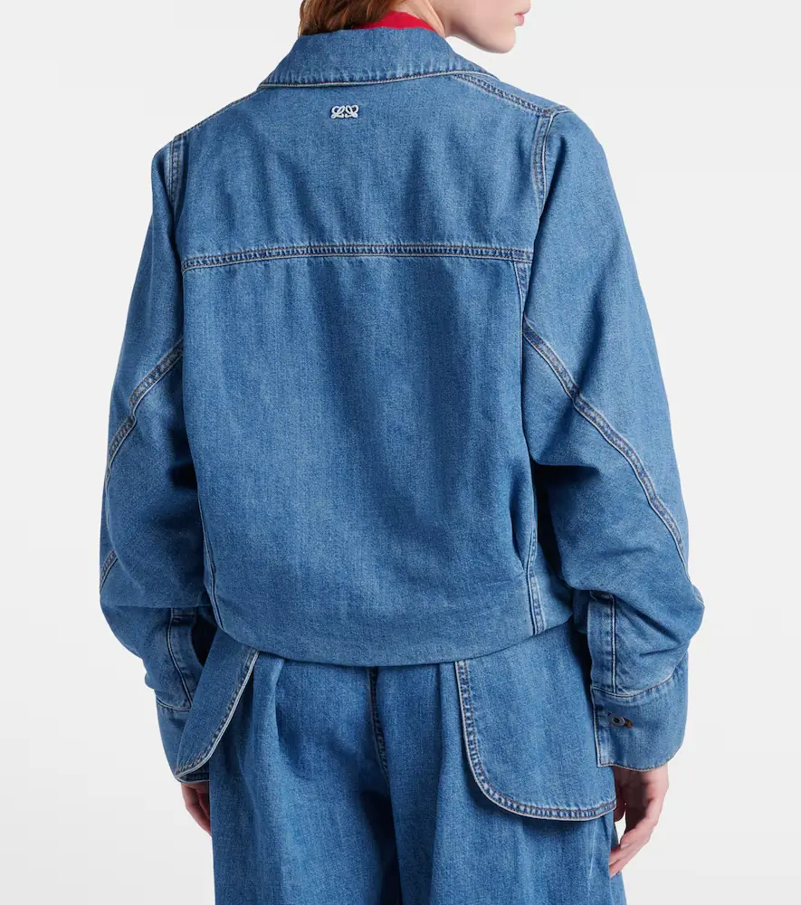 Loewe Gathered denim jacket | Thumbnail 8