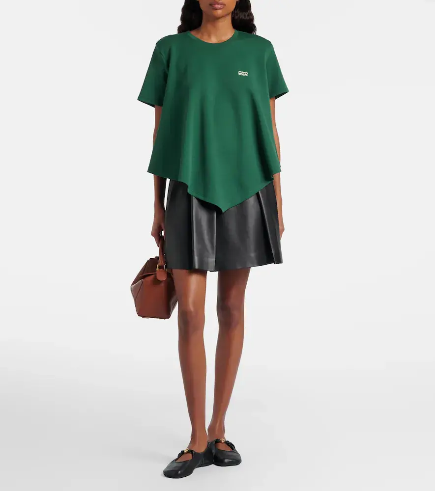 Loewe Asymmetric cotton-blend top | Thumbnail 4 Loewe Asymmetric cotton-blend top | Thumbnail 4