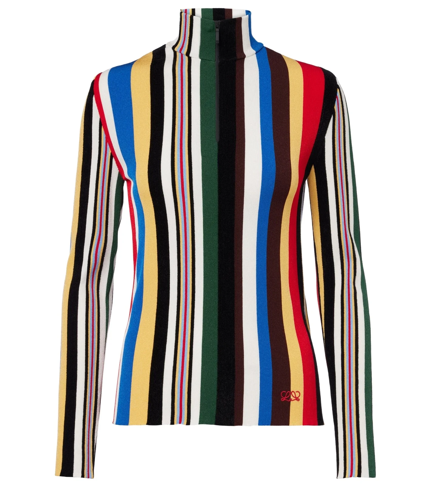 Striped half-zip sweater Striped half-zip sweater