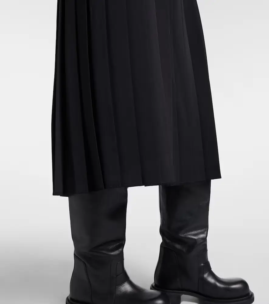 Junya Watanabe Pleated midi skirt | Thumbnail 2 Junya Watanabe Pleated midi skirt | Thumbnail 2