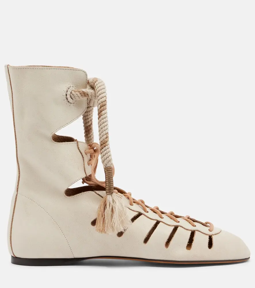 Isabel Marant Liade leather lace-up ankle boots | Thumbnail 3